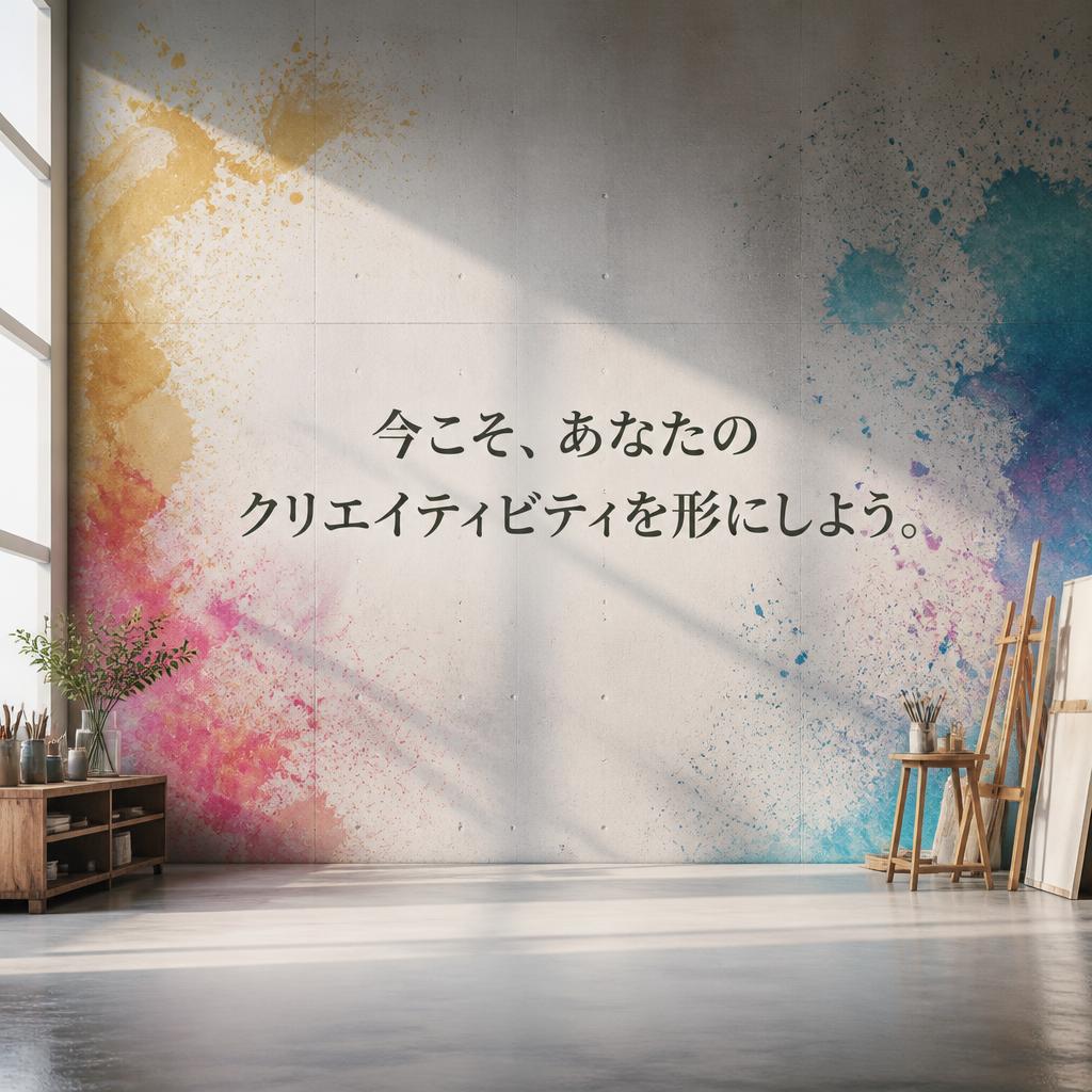 今こそ、あなたのクリエイティビティを形にしよう。